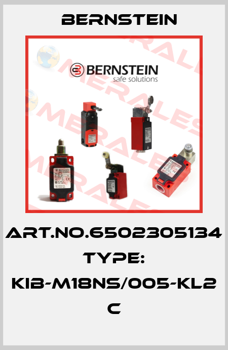 Art.No.6502305134 Type: KIB-M18NS/005-KL2            C Bernstein