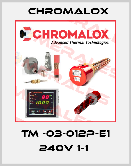 TM -03-012P-E1 240V 1-1  Chromalox