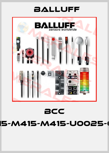 BCC M415-M415-M415-U0025-000  Balluff