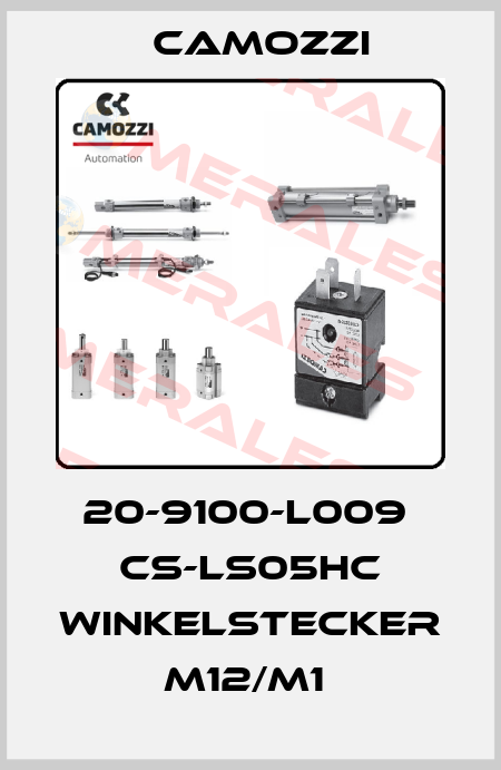 20-9100-L009  CS-LS05HC WINKELSTECKER M12/M1  Camozzi