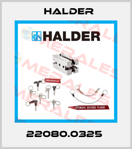 22080.0325  Halder