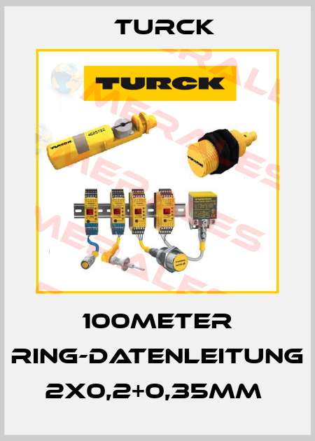 100METER Ring-Datenleitung 2X0,2+0,35mm  Turck