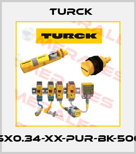CABLE5X0.34-XX-PUR-BK-500M/TXL Turck