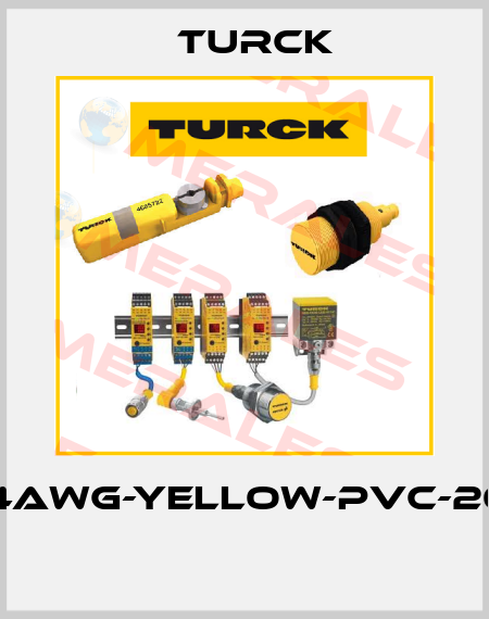 4/24AWG-YELLOW-PVC-200M  Turck