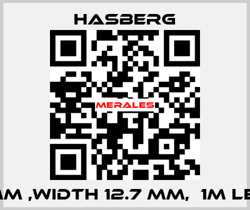 0,02MM ,WIDTH 12.7 MM,  1M LENGTH Hasberg