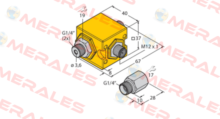 FCIC-G1/4A4P-PL-H1141/1.0 Turck