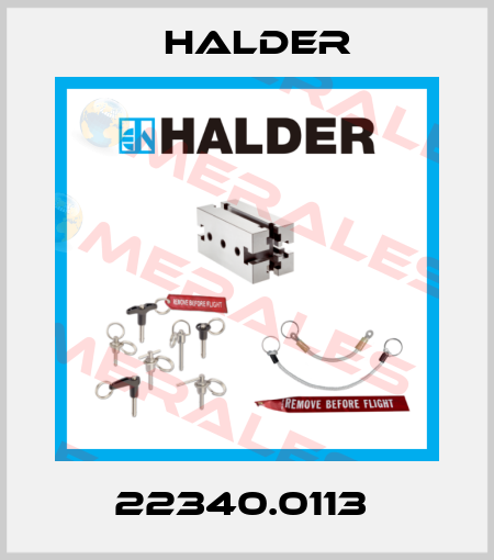 22340.0113  Halder