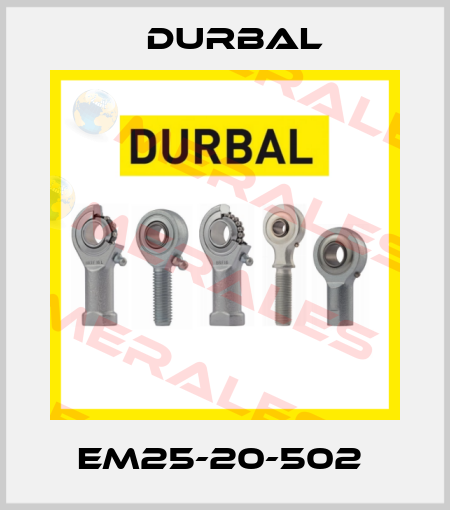 EM25-20-502  Durbal