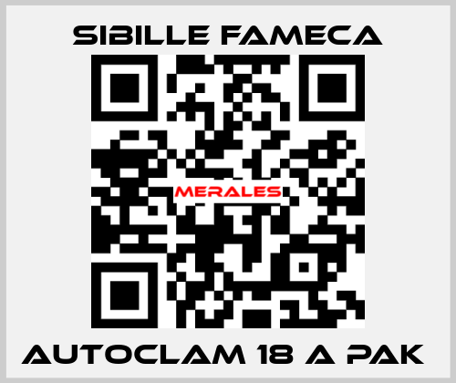 Autoclam 18 A PAK  Sibille Fameca