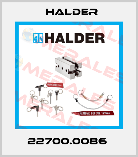 22700.0086  Halder