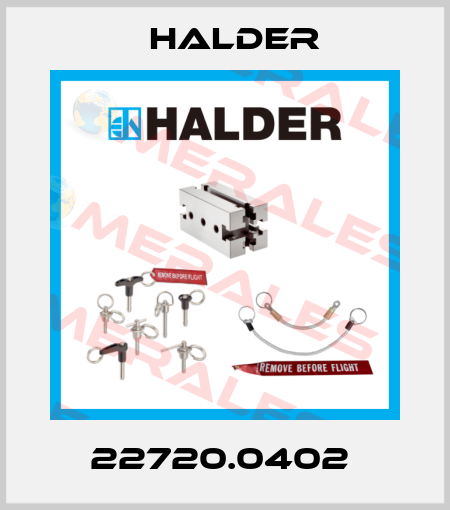 22720.0402  Halder