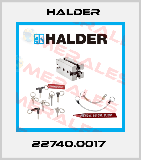22740.0017  Halder