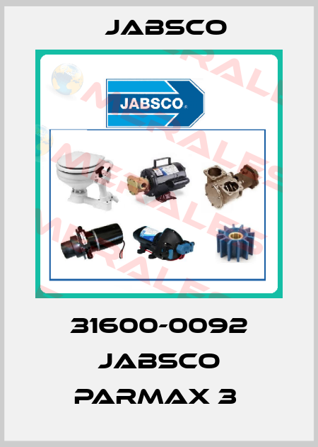 31600-0092 JABSCO PARMAX 3  Jabsco