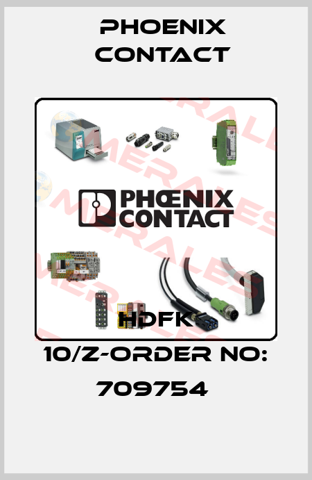 HDFK 10/Z-ORDER NO: 709754  Phoenix Contact