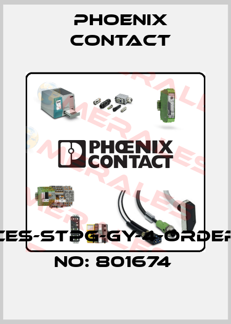 CES-STPG-GY-4-ORDER NO: 801674  Phoenix Contact