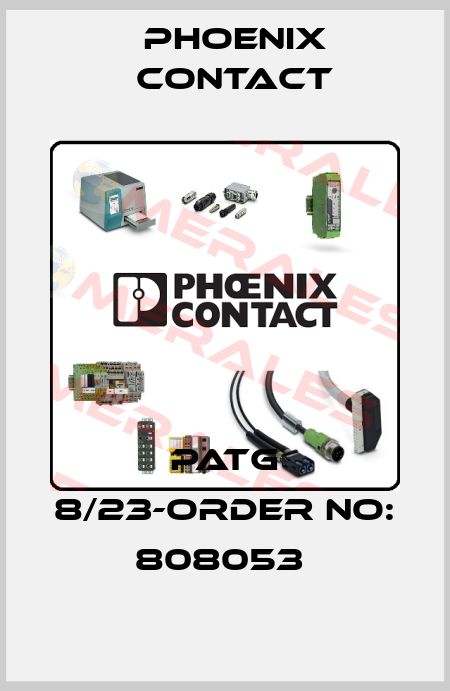 PATG 8/23-ORDER NO: 808053  Phoenix Contact