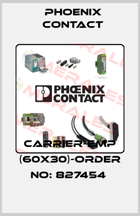 CARRIER-EMP (60X30)-ORDER NO: 827454  Phoenix Contact