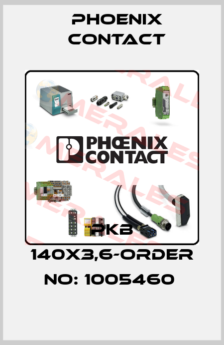 PKB 140X3,6-ORDER NO: 1005460  Phoenix Contact