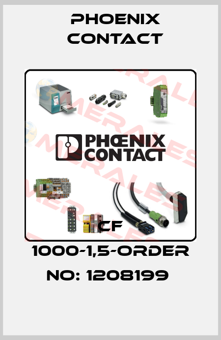 CF 1000-1,5-ORDER NO: 1208199  Phoenix Contact