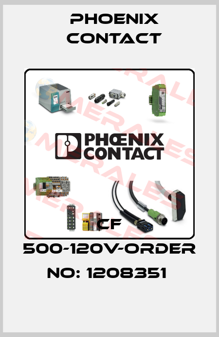 CF 500-120V-ORDER NO: 1208351  Phoenix Contact