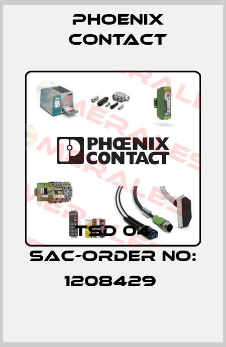 TSD 04 SAC-ORDER NO: 1208429  Phoenix Contact