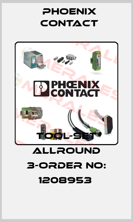 TOOL-SET ALLROUND 3-ORDER NO: 1208953  Phoenix Contact