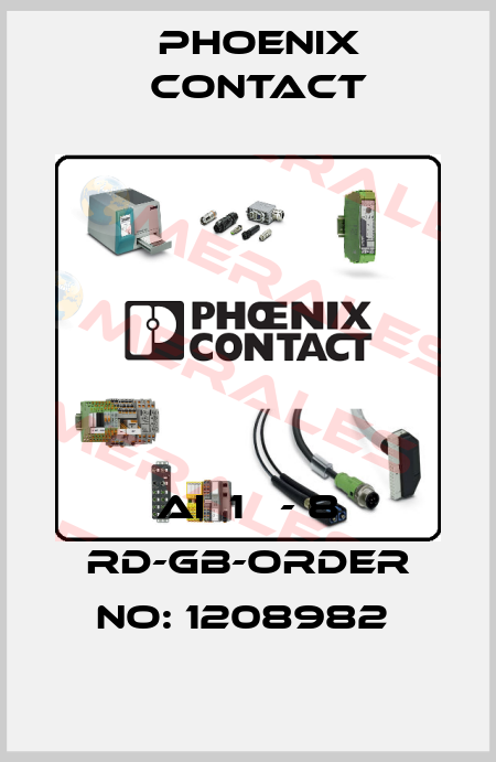 AI  1   - 8 RD-GB-ORDER NO: 1208982  Phoenix Contact