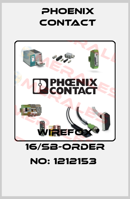 WIREFOX 16/SB-ORDER NO: 1212153  Phoenix Contact