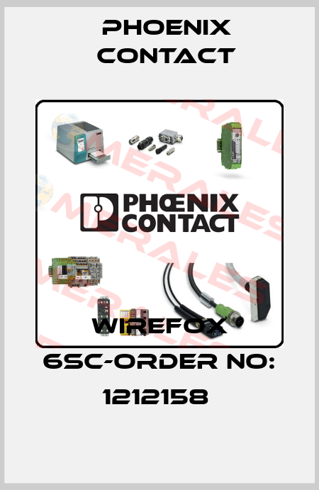 WIREFOX 6SC-ORDER NO: 1212158  Phoenix Contact