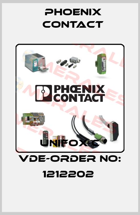 UNIFOX-C VDE-ORDER NO: 1212202  Phoenix Contact