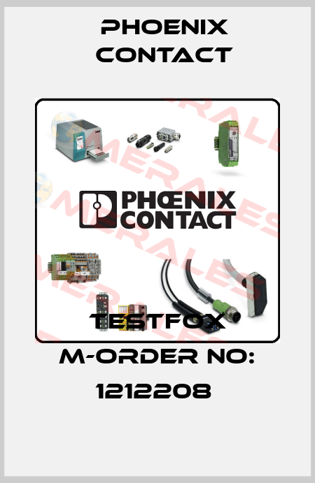 TESTFOX M-ORDER NO: 1212208  Phoenix Contact