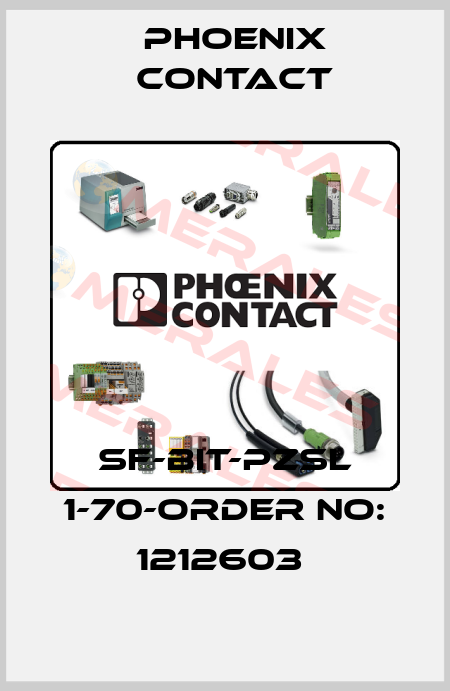 SF-BIT-PZSL 1-70-ORDER NO: 1212603  Phoenix Contact