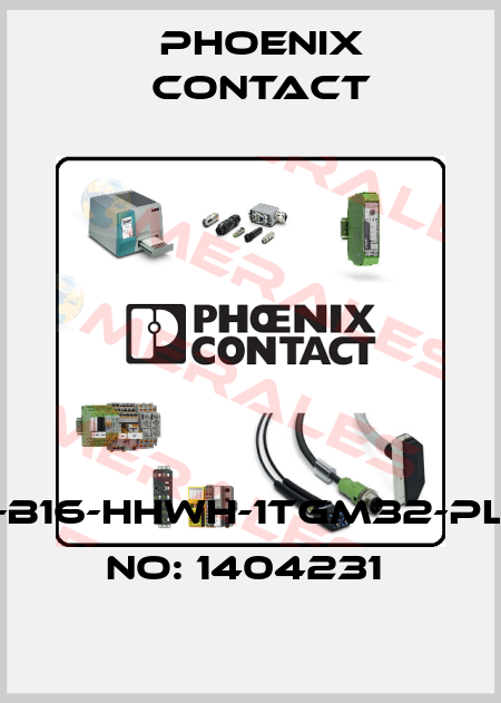 HC-ADV-B16-HHWH-1TGM32-PL-ORDER NO: 1404231  Phoenix Contact