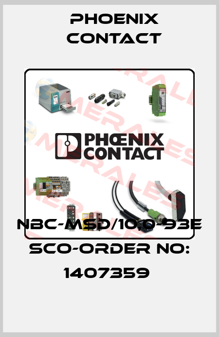 NBC-MSD/10,0-93E SCO-ORDER NO: 1407359  Phoenix Contact