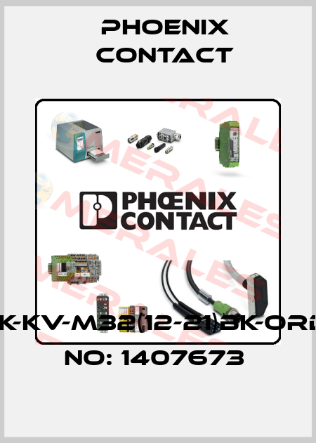 HC-K-KV-M32(12-21)BK-ORDER NO: 1407673  Phoenix Contact