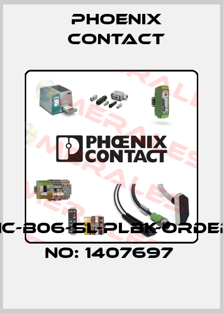 HC-B06-SL-PLBK-ORDER NO: 1407697  Phoenix Contact