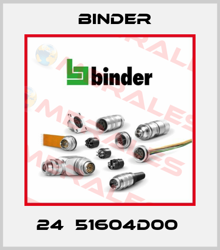 24  51604D00  Binder
