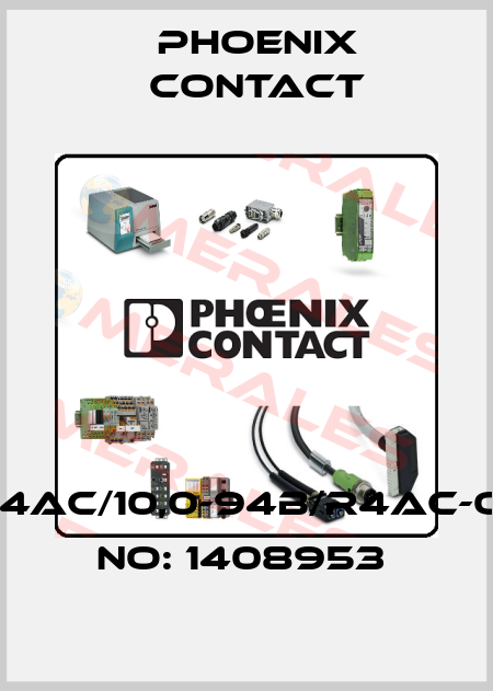 NBC-R4AC/10,0-94B/R4AC-ORDER NO: 1408953  Phoenix Contact