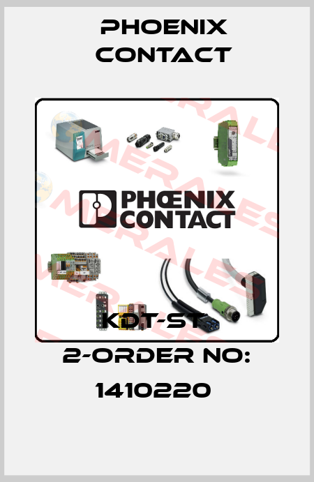 KDT-ST  2-ORDER NO: 1410220  Phoenix Contact
