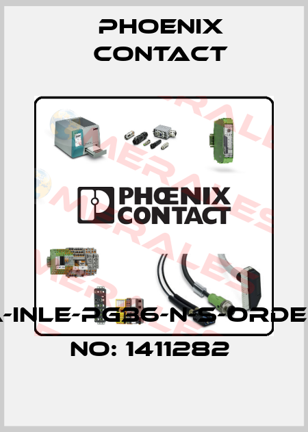 A-INLE-PG36-N-S-ORDER NO: 1411282  Phoenix Contact