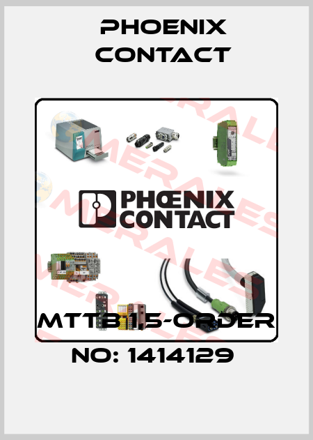 MTTB 1,5-ORDER NO: 1414129  Phoenix Contact