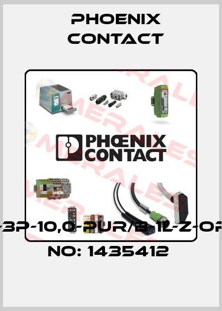SAC-3P-10,0-PUR/B-1L-Z-ORDER NO: 1435412  Phoenix Contact