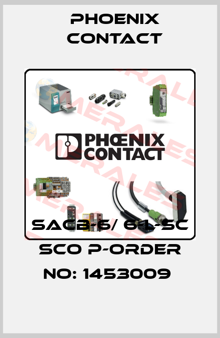 SACB-6/ 6-L-SC SCO P-ORDER NO: 1453009  Phoenix Contact