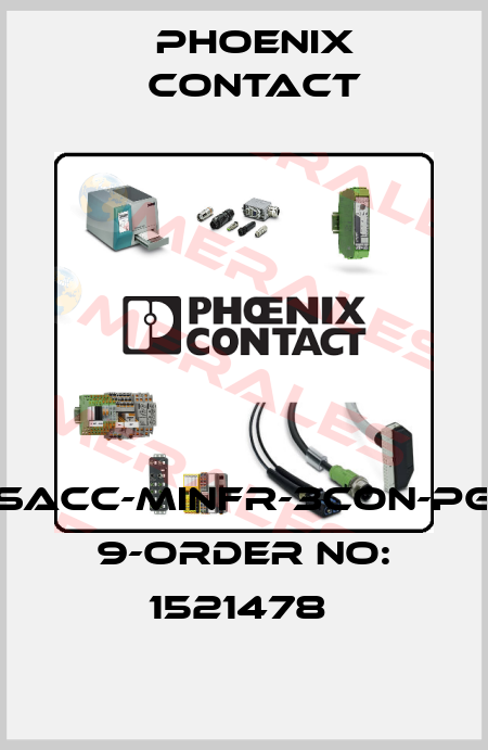 SACC-MINFR-3CON-PG 9-ORDER NO: 1521478  Phoenix Contact