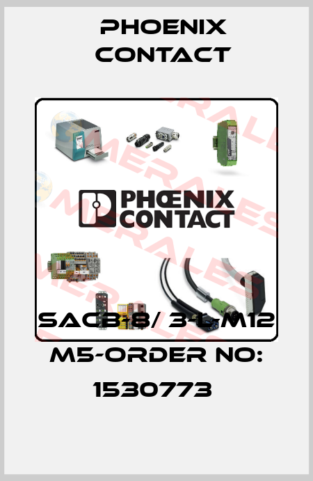 SACB-8/ 3-L-M12 M5-ORDER NO: 1530773  Phoenix Contact