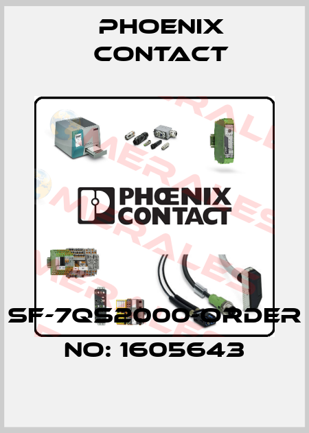 SF-7QS2000-ORDER NO: 1605643 Phoenix Contact