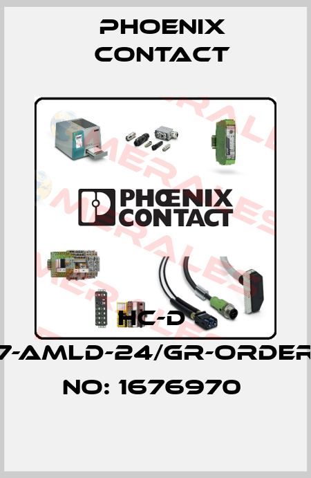 HC-D  7-AMLD-24/GR-ORDER NO: 1676970  Phoenix Contact