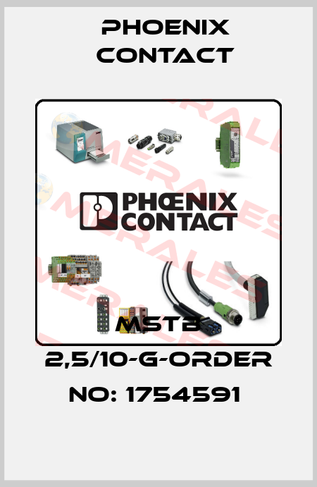 MSTB 2,5/10-G-ORDER NO: 1754591  Phoenix Contact