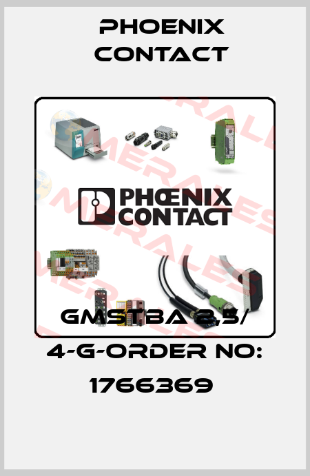 GMSTBA 2,5/ 4-G-ORDER NO: 1766369  Phoenix Contact