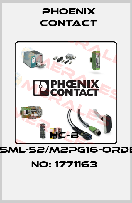 HC-B  6-SML-52/M2PG16-ORDER NO: 1771163  Phoenix Contact